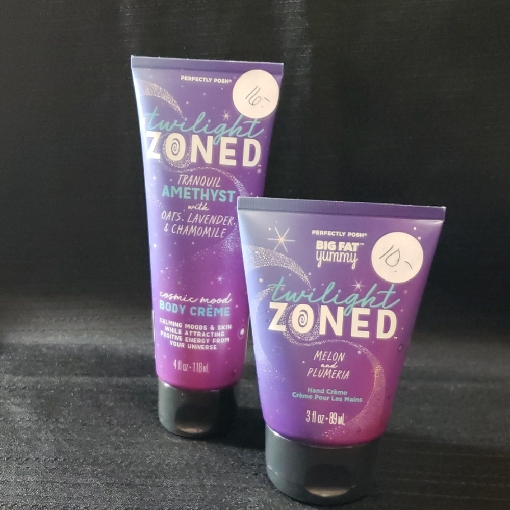 Perfectly posh Twilight Zoned cremes